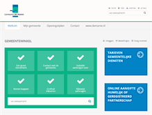 Tablet Screenshot of gemeentewinkel.demarne.nl